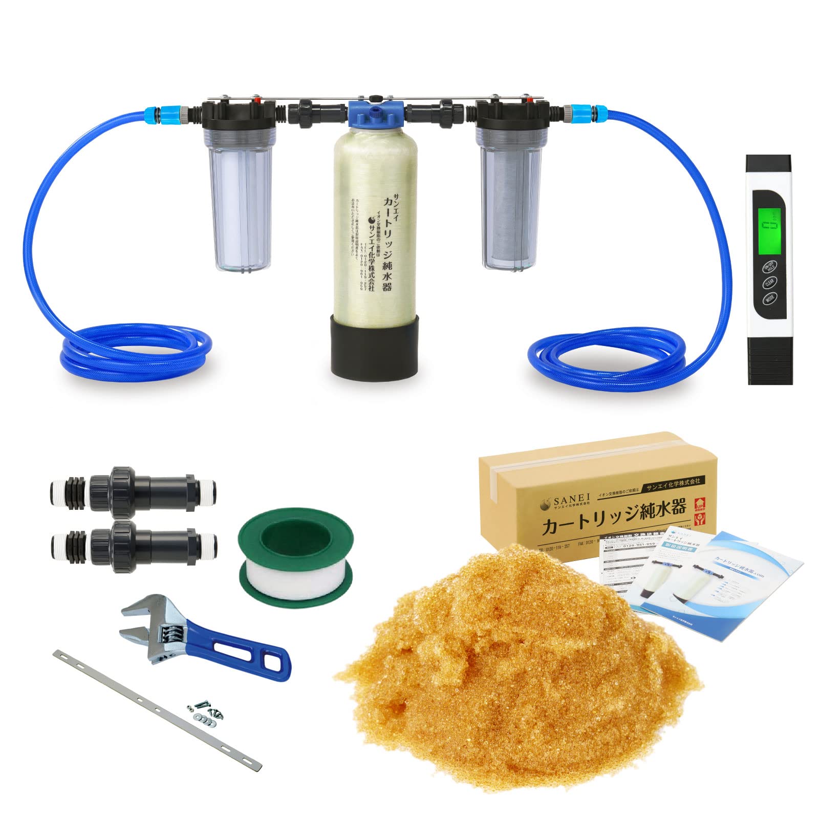 Amazon.co.jp: サンエイ化学 カートリッジ純水器 5L プロタイプ